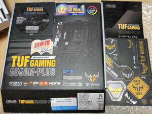 【中古・美品】 ASUS マザーボード TUF GAMING B550M-PLUS AMD B550 AM4 Micro ATX Ryzen