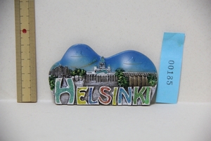 HELSINKI マグネット ヘルシンキ 検索 半立体 磁石 フィンランド 観光 お土産 グッズ
