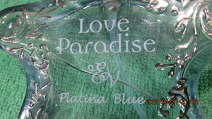 香水 Love Paradisc Platina Blua　高さは90mm　４０ml　中古　