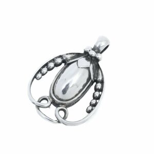 GEORG JENSEN ジョージジェンセン フラワーモチーフ ペンダントトップ シルバー925【いおき質店】