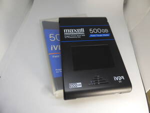 MAXELL マクセル　業務用カセット式HDD iVDR-EX 500GB