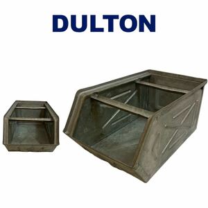 DULTON ダルトン PARTS STOCKER GALVANIZED パーツ ストッカー スチール 収納ボックス ヴィンテージBOX コンテナ CH07-H298 アーカイブ
