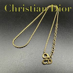 ★極美品★Christian Dior ディオール ゴールド ネックレス 喜平 チェーン CDロゴレディース アクセサリー 70