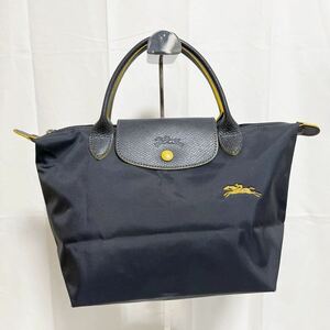 和292★① LONGCHAMP LE PLIAGE ロンシャン ルプリアージュ ハンドバッグ TYPE S ダークグレー レディース