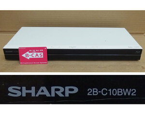 Rd13 シャープ 2B-C10BW2 BD/DVD/HDDレコーダー 中古動作品