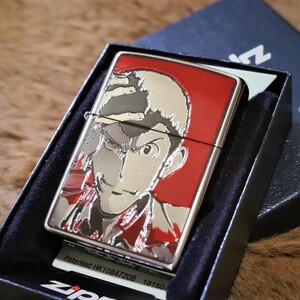 【限定ZIPPO】ルパン三世 アニメ化50周年記念 正規品 ルパンジッポ ジッポルパン ZIPPO ルパン 黒 LUPIN ライター 赤