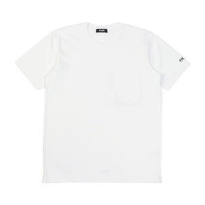 新品 希少品■ FIXER FTS-01 2 Print Crew Neck T-shirt White 2プリント 胸ポケット Tシャツ フィクサー ■ M ホワイト