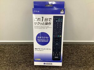 【未使用品】HORI/ホリ BD/TV マルチリモコン for PlayStation4　リモコン