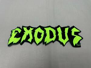 希少　エクソダス／EXODUS「刺繍ワッペン」1枚　横約22センチ、おまけ ラモーンズ　刺繍ワッペン１枚／新品