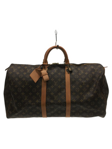 LOUIS VUITTON◆キーポル55_モノグラム_BRW/PVC/BRW/総柄