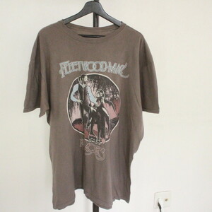 W427 2000年代製 FLEETWOODMAC フリートウッドマック ロックTシャツ■00s 表記Mサイズ グレー アメカジ ストリート バンドT 古着卸 90s 80s