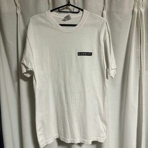 NUMBERS半袖プリントTシャツ ホワイト サイズ表示M LA supreme