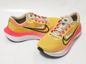 NIKE WMNS ZOOM FLY 5 イエロー ピンク 25.5cm ナイキ ズーム フライ ランニング トレーニング ゴールド DM8974-700