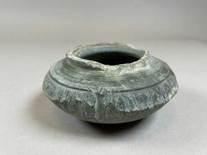 約公元前6世紀 時代物 石彫刻 置物 飾物 花器 香炉 小壷 検:中国 日本 朝鮮 李朝
