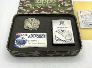 ZIPPO ジッポー 限定品 空軍 ミリタリー フライトジャケット 立体メタル ライター