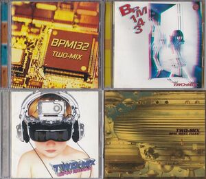 ★CD TWO-MIX BPM 132+143+150 MAX+BEST FILES アルバムCD 4枚セット [キングレコード]
