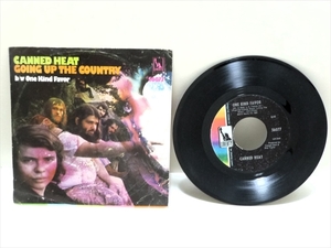 1968年 ビンテージ Canned Heat Going Up The Country/One Kind Favor レコード LP 7インチ 2曲 Liberty ディスプレイ 洋楽 音楽 ロック