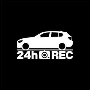 【ドラレコ】BMW 1シリーズ【F20系】前期型 24時間 録画中 ステッカー