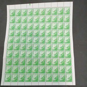 銘版（大蔵省印刷局製造)3円切手　100枚　ホトトギス