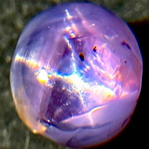 ［天然スターサファイア5.886ct］A 9.0×7.3mm ルース ソーティング付 裸石 star sapphire 宝石 ジュエリー jewelry BJ1/BJ1 テEA5