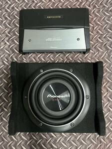 カロッツェリア carrozzeria サブウーファー TS-SWX2002 パワーアンプPRS-D7200 中古品