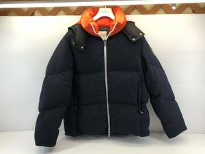 □ 良品 MONCLER JWアンダーソン ウール ダウン ジャケット 3 ネイビー JW ANDERSON モンクレール ジーニアス コラボ 限定 □