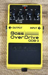 NY4-262【現状品】BOSS　Base OverDRIVE　ODB-3　ベース用オーバードライブ　ベースエフェクター　動作未確認　中古品　保管品