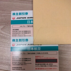 JAL 日本航空　株主優待 2枚【送料無料】(有効期限2025年5月31日)