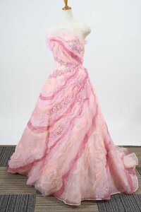 CHARIOT 9-13TT ピンク カラードレス ドレス 貸衣装 ブライダル 結婚式 披露宴 衣装 舞台発表 コスプレ 刺繍