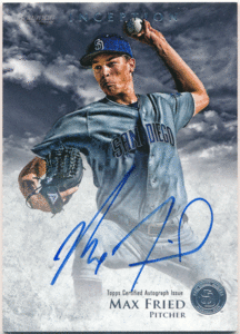 ☆ Max Fried MLB 2013 Bowman Inception Signature Auto 直筆サイン オート マックス・フリード