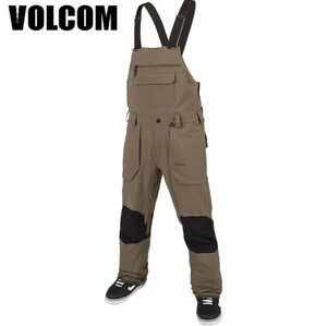 【23-24】VOLCOM ROAN BIB OVERALL TEAK ボルコム スノーボードウェア メンズ パンツ Lサイズ ビブパンツ G1352408