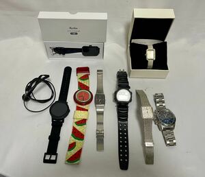 1円〜① 腕時計 大量まとめ売り ブランド アルマーニ SEIKO RICOH BERNARDINO Auoi 