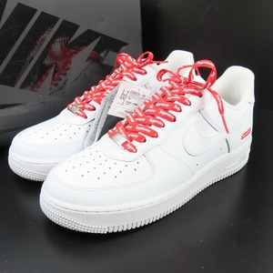 40924★1円スタート★NIKE ナイキ 未使用品 SUPREME AIR FORCE 1 LOW SP エアフォース1 シュプリーム コラボ CU9225-100 26cm スニーカー