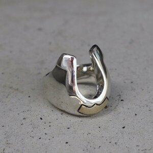 サイズ21 galcia ガルシア ホースシュー シルバーリング R-MHS001SB Horseshoe RING Large