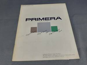 日産　プリメーラ　（1990年2月）のカタログです。