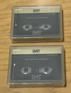 ソニー DAT デジタルオーディオテープ 180分 [DT-180RA] 未開封保存品　2本セット