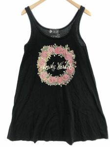 ゆうパケットOK HYSTERIC GLAMOUR ヒステリックグラマー 綿100％ ワンピース 黒 ■◆ ☆ deb5 レディース