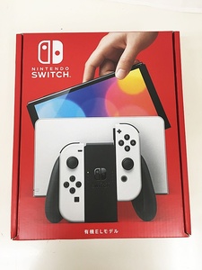 G-65-007 ☆未使用品☆Nintendo Switch ニンテンドー スイッチ 有機ELモデル ホワイト 本体 他店保証印あり　