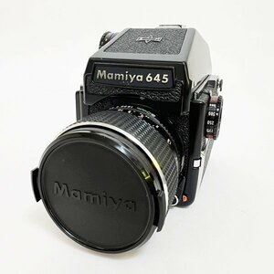 1円～ 外観美品 Mamiya M645 1000S 中判カメラ フィルムカメラ SEKOR 1:1.9 f=80mm レンズカビなし グリップ 取説 現状品 ジャンク HK0169