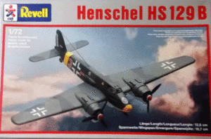 レベル/1/72/ドイツ空軍ヘンシェルHs-129B対戦車攻撃機/未組立品