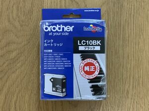 ★☆ brother インクカートリッジ LC10BK ブラック 送料140円～ ブラザー純正 DCP-155C 330C 350C DCP-750CN 880 新品 未使用 プリンター