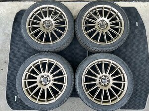 引き取り可　レアマイスター　18×7.5J　＋50　PCD100　4本　Lehrmeister　中国製　中古品