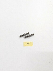 19タミヤ★OP526★3×23mmチタンターンバックルシャフト（2本）