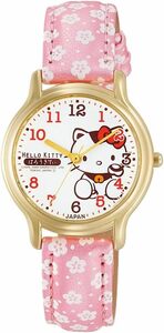 CITIZEN ハローキティ キティちゃん時計 レディス時計 キッズ時計 ピンク MADE IN JAPAN （日本製）プレゼント　贈り物　ギフト　子供　PI