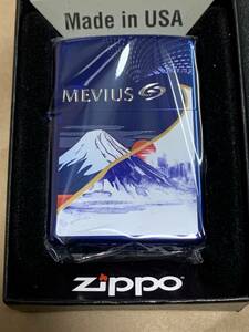2022年　メビウス 10周年記念 限定品 富士山 ブルーZIPPO 両面加工 希少モデル　未使用