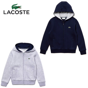 LACOSTE ラコステ キッズ 男の子 女の子 パーカー ジャケット SJ2903 アウター トップス ボーイズ ガールズ ネイビー グレー 子供服　KIDS