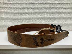 Martin 未使用　純正アコギ用本革ストラップ　Brown Suede 18A0114 セーラージュエリー作品　参考価格　15,400円