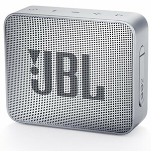 JBL GO2 Bluetoothスピーカー IPX7防水/ポータブル/パッシブラジエーター搭載 グレー JBLGO2GRY 【国内正規品】(中古 未使用品)　(shin