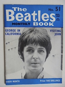 The Beatles Book MONTHLY No.51 1967. oct UK版 当時物 極美品