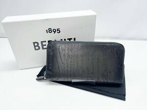 美品　Berluti　ベルルッティ　イタウバネオ　ラウンド長財布　ITAUBA_NEO-JOUR-V2　定価￥187,000